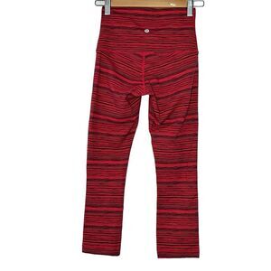 LULULEMON Leggings‎ Women's 22" inseam Pink/purple  Sz 4 Running Yoga Gym
